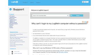 
                            1. FAQ: Why can't I login to my LogMeIn computer without a password?