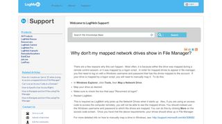 
                            13. FAQ: Why don't my mapped network drives show in File Manager?