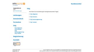 
                            3. FAQ: ﻿Wie erreiche ich das Clustermail Webmail ... - ratiokontakt GmbH