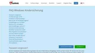 
                            2. FAQ Windows Kindersicherung | Salfeld