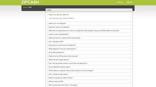 
                            3. FAQ - ZipCash – Leading Mobile Wallet, Mobile Money, Digital Cash ...