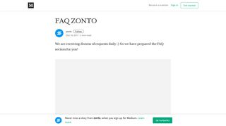 
                            12. FAQ ZONTO – zonto – Medium
