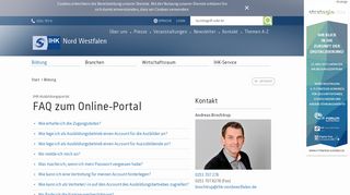 
                            2. FAQ zum Online-Portal - IHK Nord Westfalen