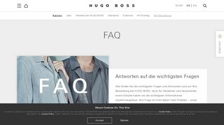 
                            5. FAQ zur Bewerbung | HUGO BOSS Group