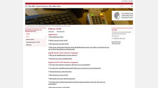 
                            12. FAQ zur TU-ID – Hochschulrechenzentrum ... - HRZ TU Darmstadt