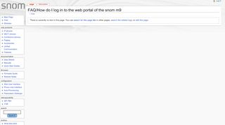 
                            9. FAQ/How do I log in to the web portal of the snom m9? - Snom User Wiki