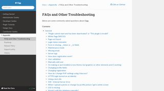 
                            7. FAQs and Other Troubleshooting — Elgg 1.9 documentation