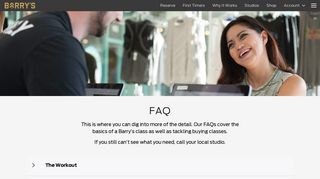 
                            12. FAQs - Barry's Bootcamp