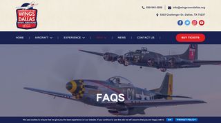 
                            11. FAQs – CAF Wings Over Dallas