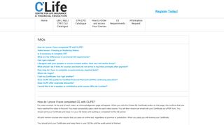 
                            10. FAQs - Centre for Life Insurance & Financial Education