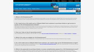 
                            13. FAQs - Citi® Private Pass®