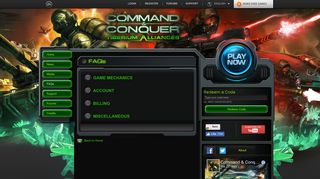 
                            8. FAQs - Command & Conquer: Tiberium Alliances - Official EA Site