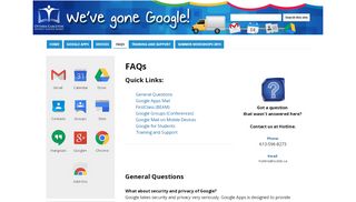 
                            10. FAQs - Copy of Going Google Site 150520 - Google Sites