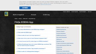 
                            8. FAQs EDEKA App