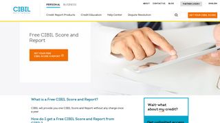 
                            2. FAQs – Free CIBIL Score and Report | CIBIL