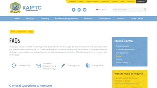 
                            10. FAQs – KAIPTC
