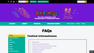 
                            4. FAQs – Lollapalooza Berlin