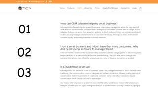 
                            9. FAQ'S - Odyssey CRM