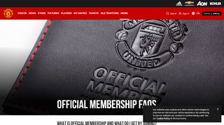 
                            8. FAQs – Official Membership | Official Manchester United Website