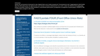 
                            11. FAQ'S portale FOUR (Front Office Unico Rete) | 2i Rete Gas