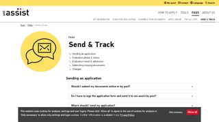 
                            5. FAQs: Send & Track | uni-assist e.V.