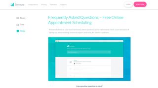 
                            13. FAQs: Setmore Free Online Appointment Software