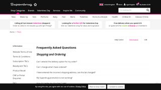 
                            10. FAQs | Superdrug