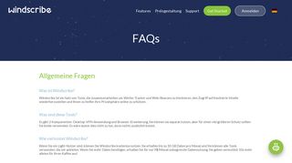 
                            1. FAQs - Windscribe