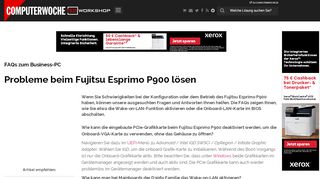 
                            5. FAQs zum Business-PC: Probleme beim Fujitsu Esprimo P900 lösen ...