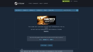 
                            8. Far Cry® 2: Fortune's Edition on Steam