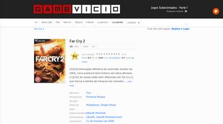 
                            12. Far Cry 2 - GameVicio