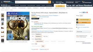 
                            10. Far Cry Primal (100% Uncut) - Special Edition - [PlayStation 4 ...