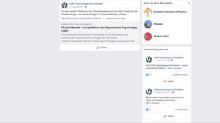 
                            11. FaRa Psychologie Uni Potsdam - Facebook