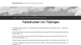 
                            4. Farbdrucker Uni Tübingen - Farbdrucker Ranking Authority