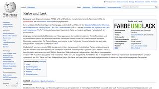 
                            6. Farbe und Lack – Wikipedia