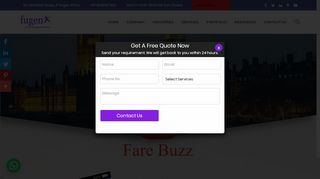 
                            10. Fare Buzz - Best Travel Booking App - FuGenX