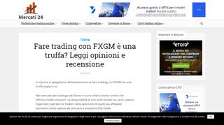 
                            5. Fare trading con FXGM è una truffa? Leggi opinioni e recensione ...