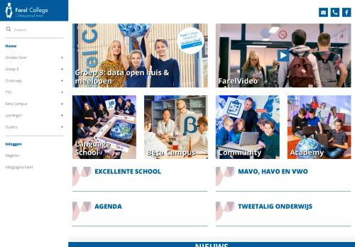 
                            5. Farel College: Homepage