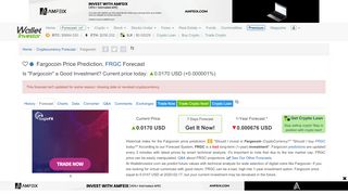
                            13. Fargocoin Price Prediction: up to $0.001095! - FRGC to USD Forecast ...