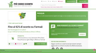 
                            2. Farmaè: Fino al 62% di sconto | Scade il 17 marzo 2019