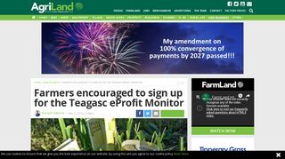 
                            8. Farmers encouraged to sign up for the Teagasc eProfit Monitor ...