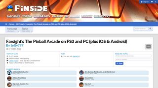 
                            10. Farsight's The Pinball Arcade on PS3 and PC (plus iOS & Android ...