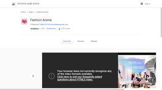 
                            4. Fashion Arena - Google Chrome