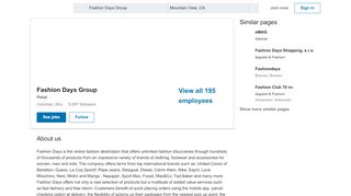 
                            10. Fashion Days Group | LinkedIn