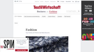 
                            13. Fashion-Nachrichten der TextilWirtschaft