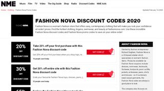 
                            5. Fashion Nova Coupons & Promo Codes for February 2019 - Valid ...