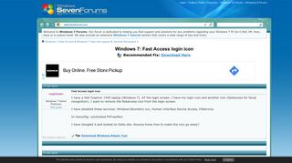 
                            2. Fast Access login icon Solved - Windows 7 Help Forums