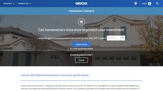 
                            8. Fast And Free Homeowners Insurance Quotes | GEICO