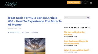 
                            13. [Fast Cash Formula Series] Article #16 ~ How To Experience The ...