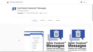 
                            3. Fast Delete Facebook™ Messages - Google Chrome